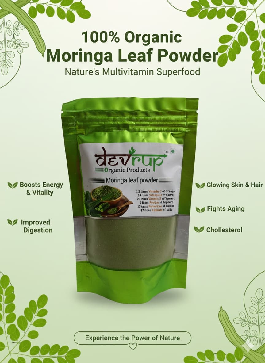 Devrup organic Moringa powder 200gm